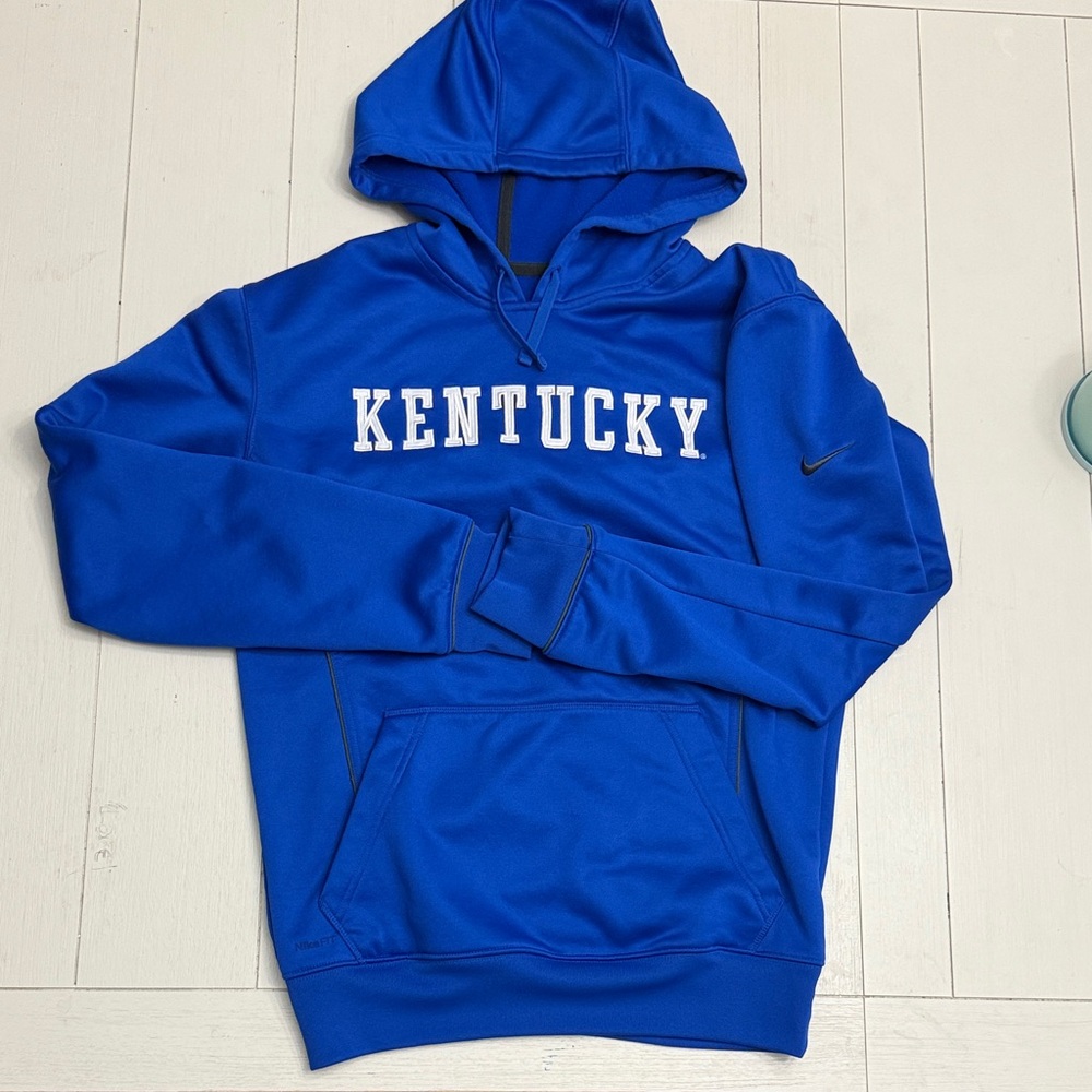 Nike Fit Therma Men's Blue Kentucky Hoodie